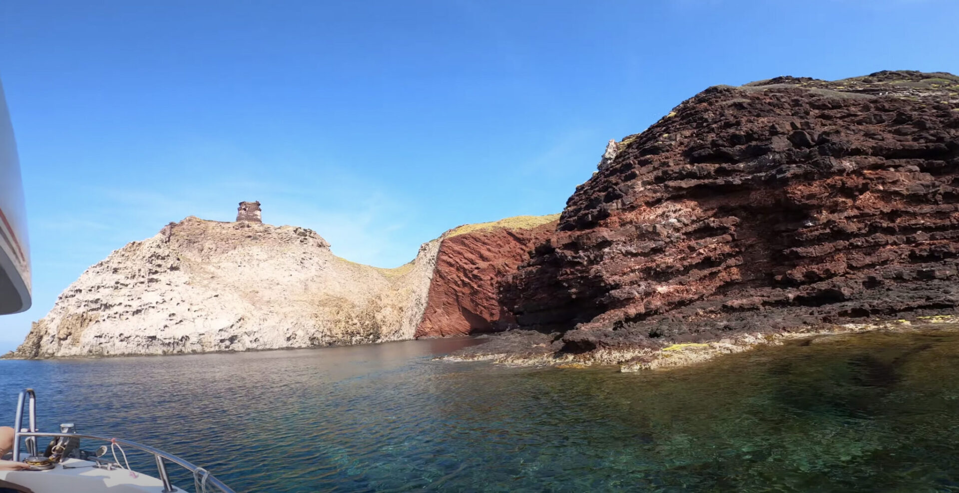 Beaches and coves of Capraia