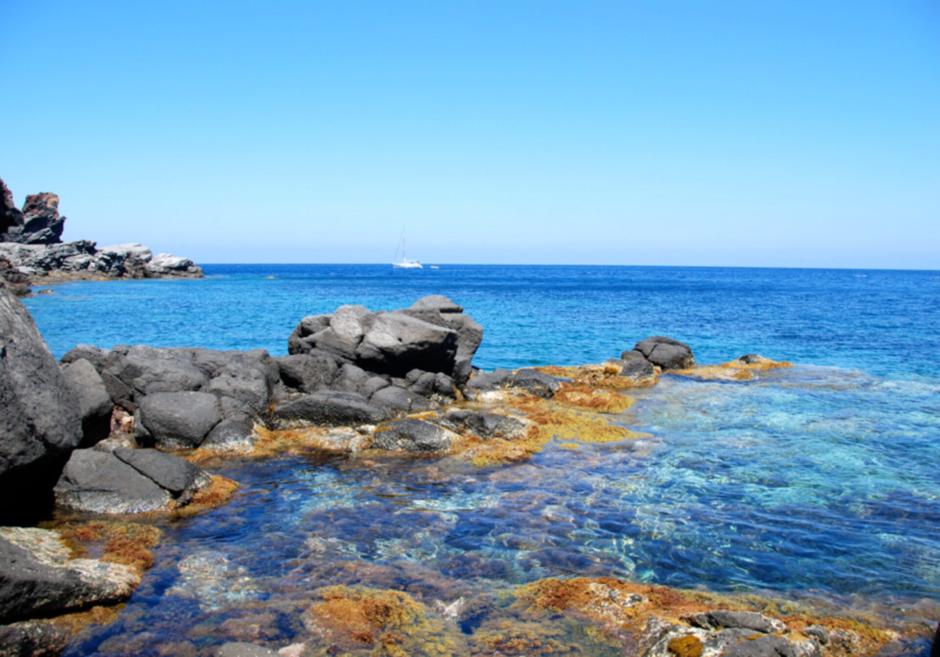 Beaches and coves of Capraia