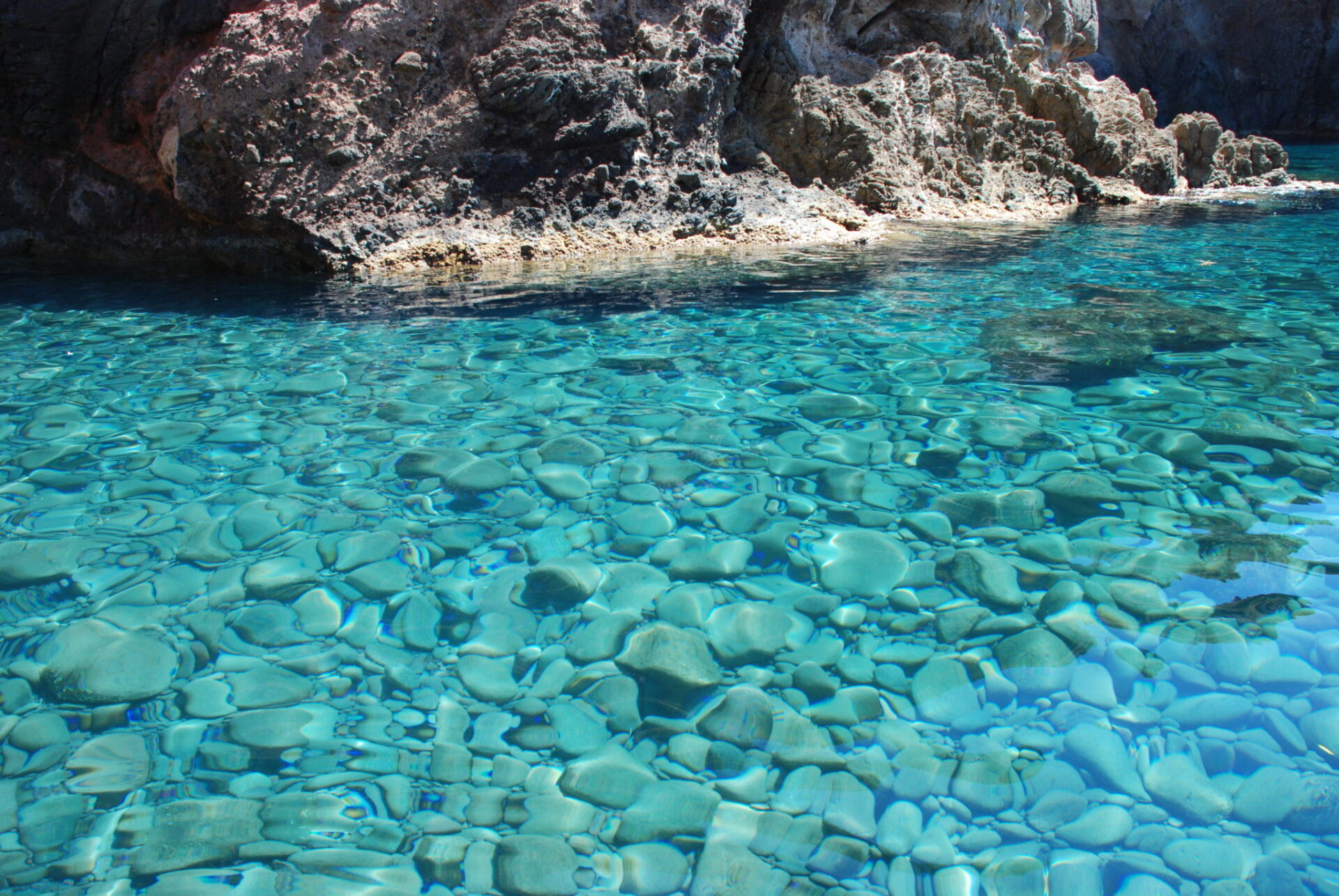 Beaches and coves of Capraia