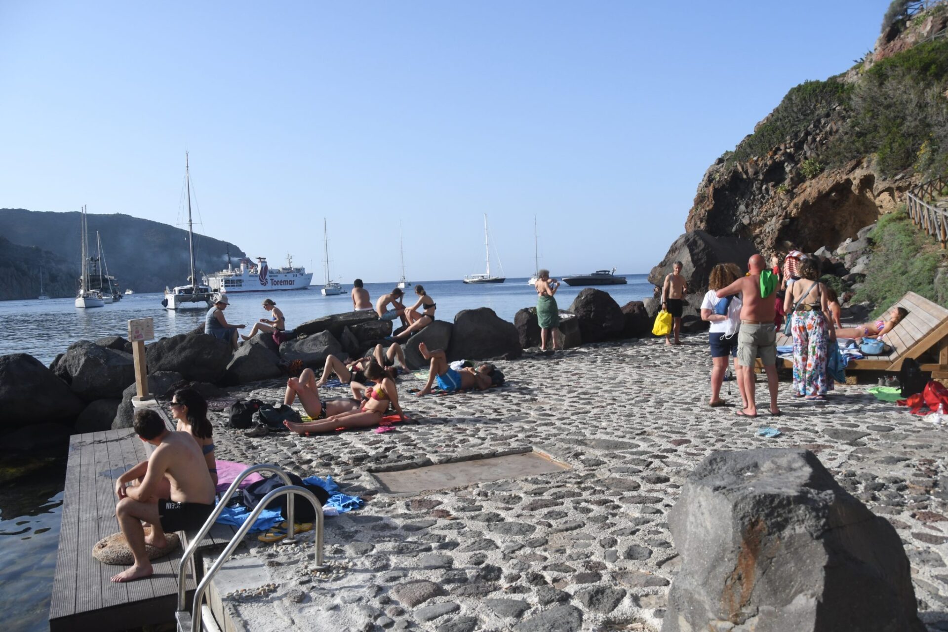 Beaches and coves of Capraia