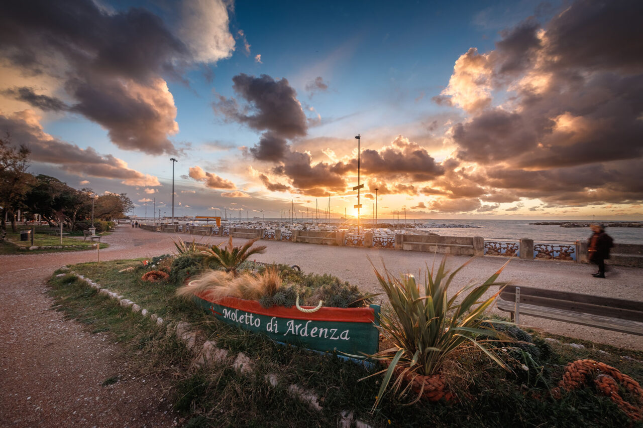 The seafront of Livorno