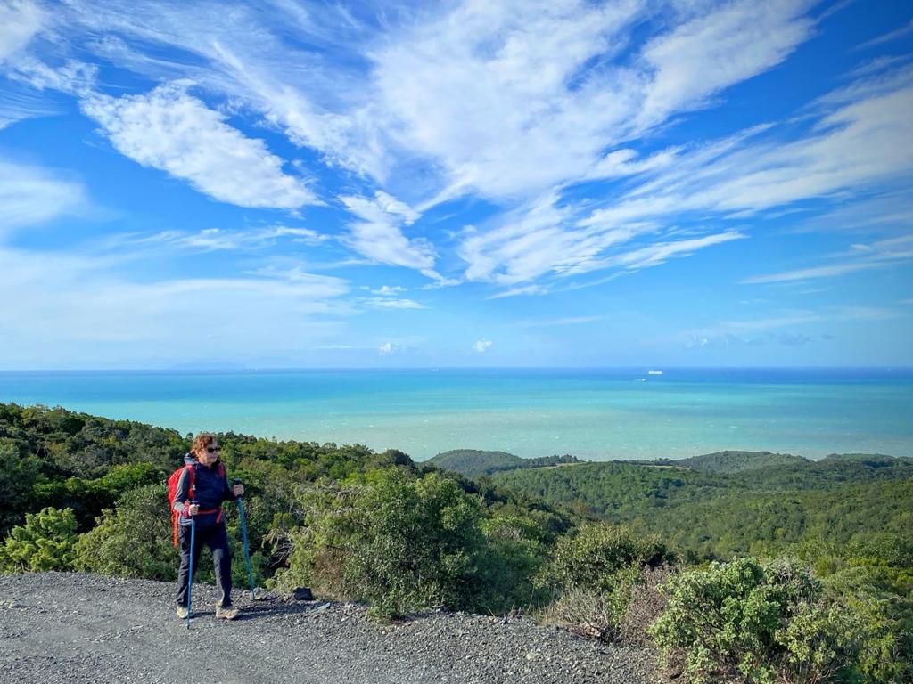 Il percorso fino al Monte Pelato