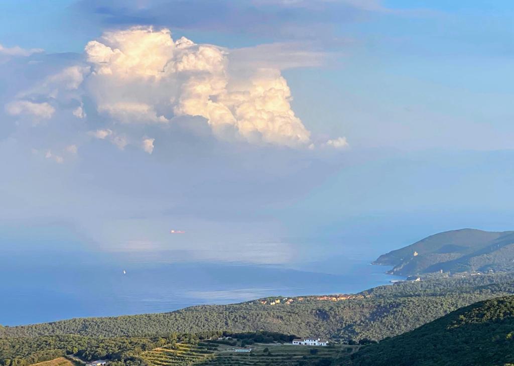 Il percorso fino al Monte Pelato