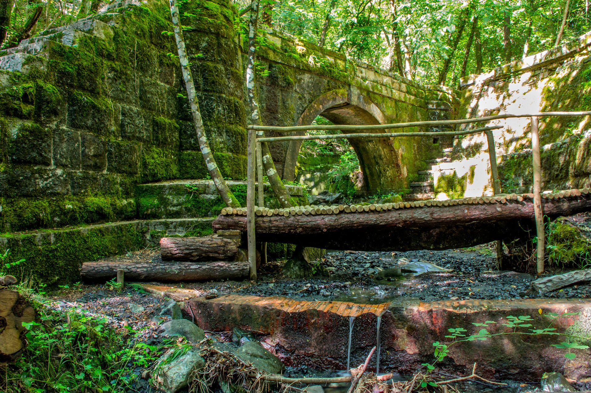 The path of the Leopoldine Aqueduct