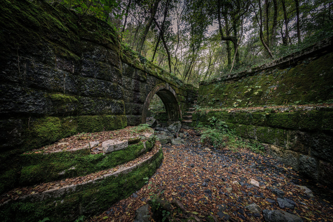 The path of the Leopoldine Aqueduct