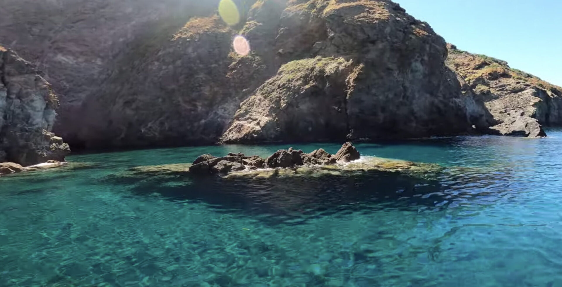 Beaches and coves of Capraia