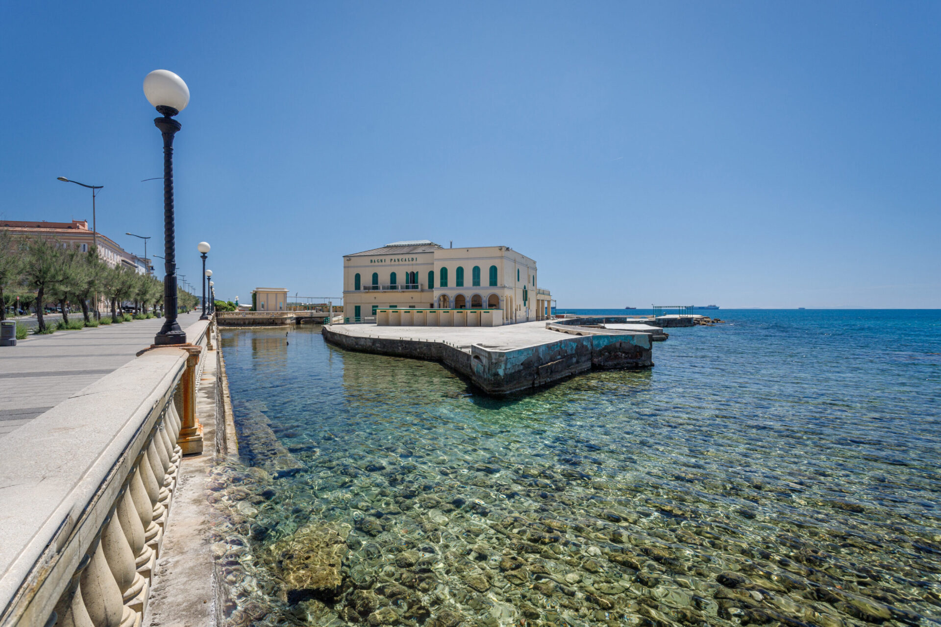 The seafront of Livorno