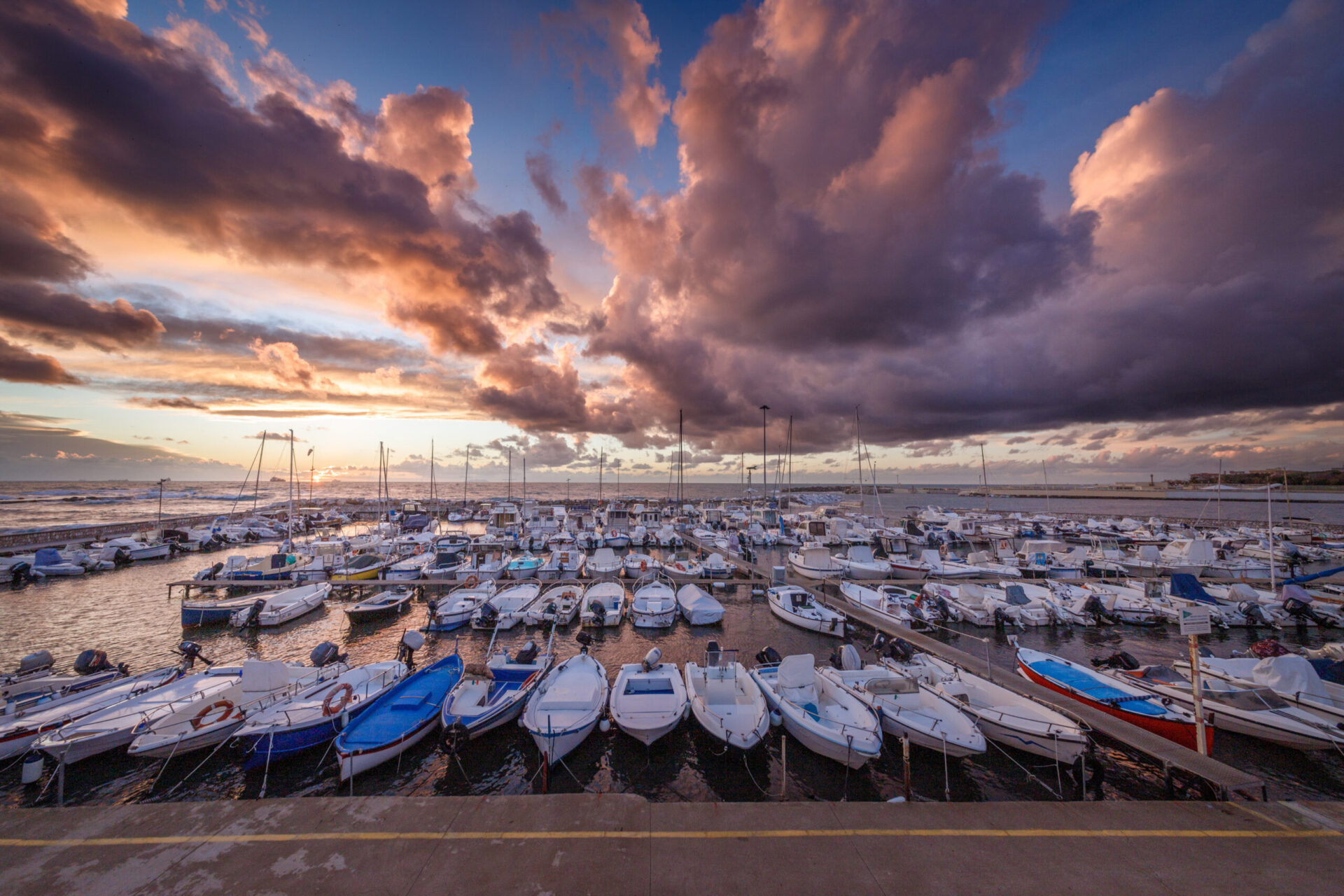 The seafront of Livorno