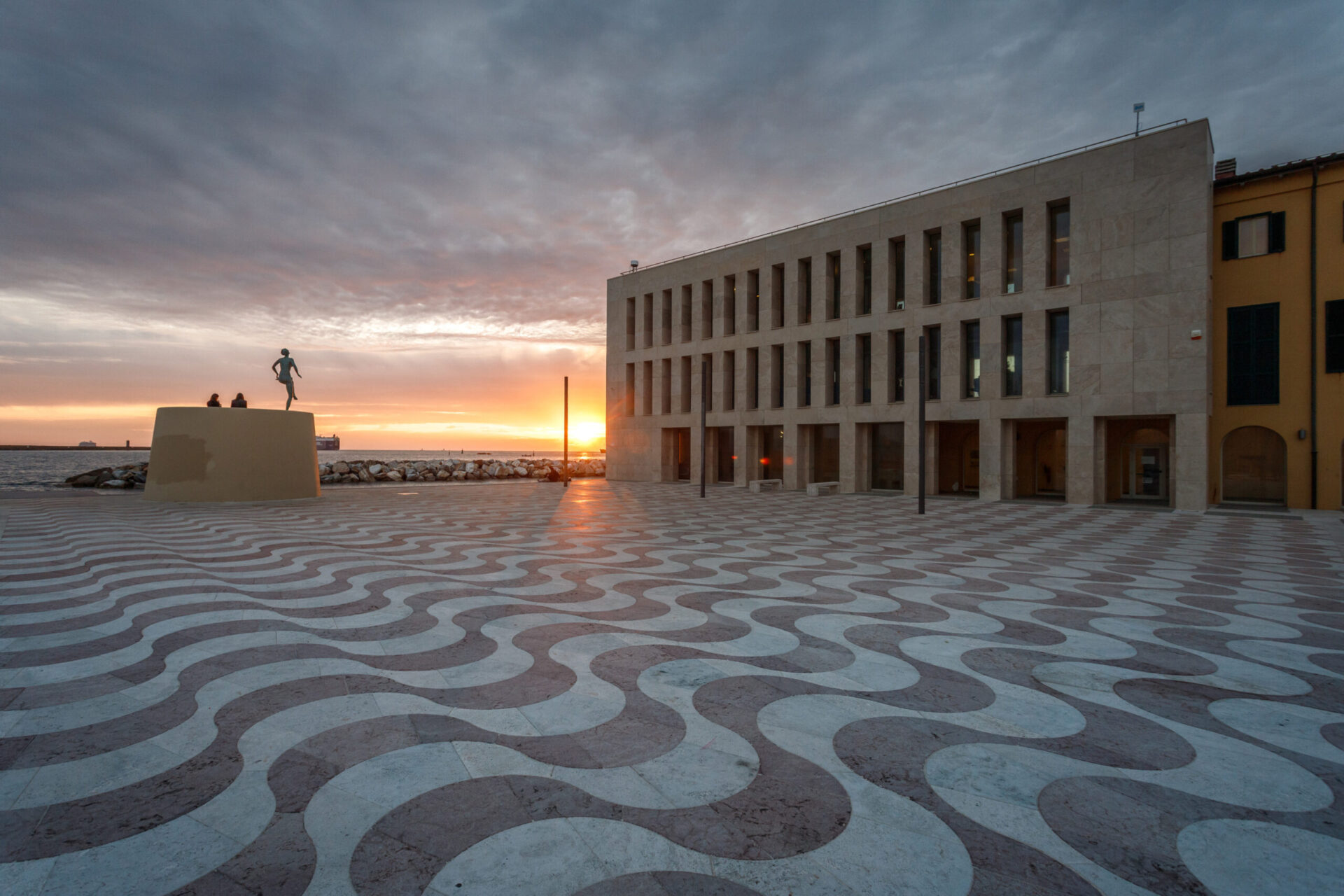 The seafront of Livorno